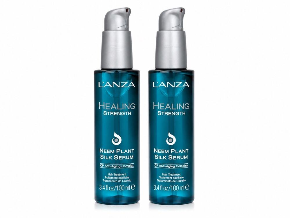 L’ANZA Healing Strength Neem Plant Silk Serum 3.4 fl oz / 100ml Duo Set